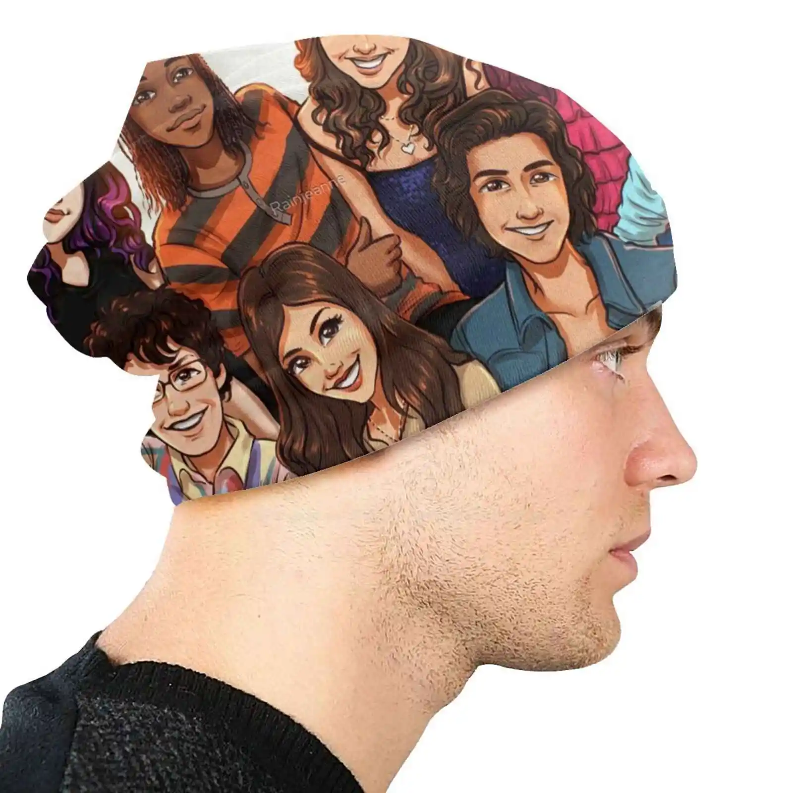 Литой вязаный головной убор теплая шапка уличные шапки для шоу Вега Трина Андре