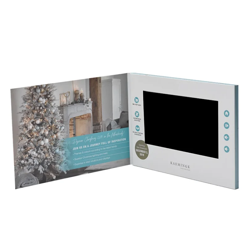 Custom .2.4 ''/4 5''/5 ''/10 1'' видео брошюра/Видео Брошюра приглашение lcd