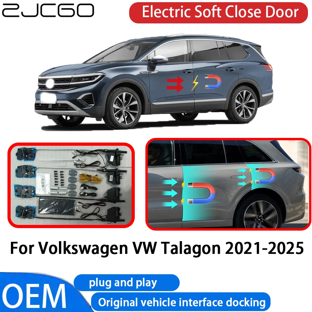 Фото Для Volkswagen VW Talagon 2021-2025 Автомобильная автоматическая электрическая система доводчика с мягким закрыванием дверей OEM Plug and Play Комфортное закрытие №1