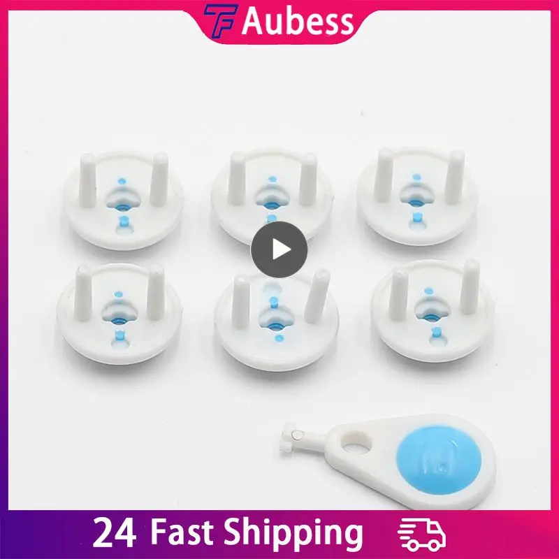 

Child EU Power Socket Electrical Socket Outlet Plug Protective Cover Baby Anti-electric Shock Jack Cover Two Phase Safe Lock Cov