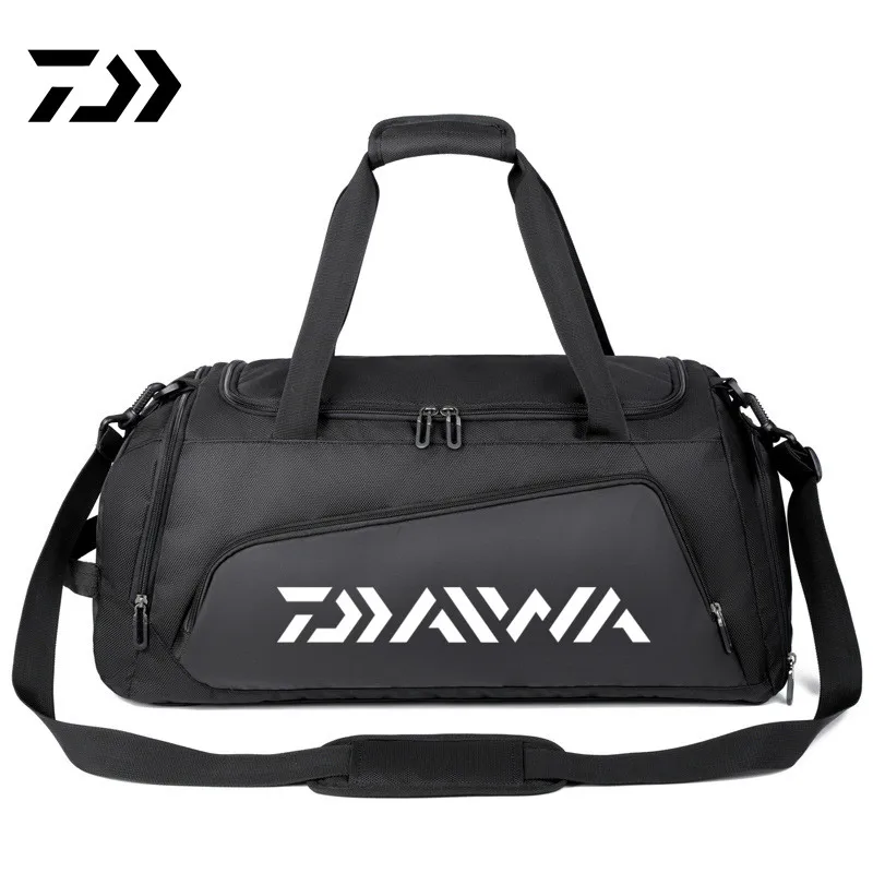 

Daiwa Fishing BagTravel Packet Handbags Large Capacity Carry On Luggage Bags Men Women Shoulder Outdoor Tote Weekend Fishing Bag