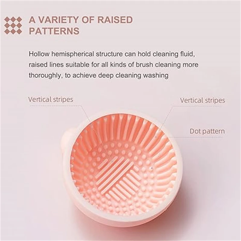 Коврик для чистки кистей макияжа мягкий силиконовый скребок удаления сушильный