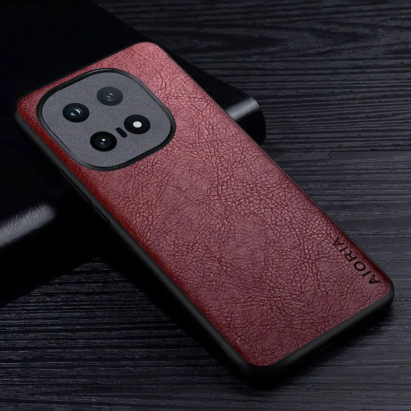 Фото Кожаный чехол для Vivo iQOO 15R 15 13 12 Z9 Z9x, премиум-класс, текстурированный, с ретро-узором под личи, задняя крышка для Vivo iQOO 15 №3