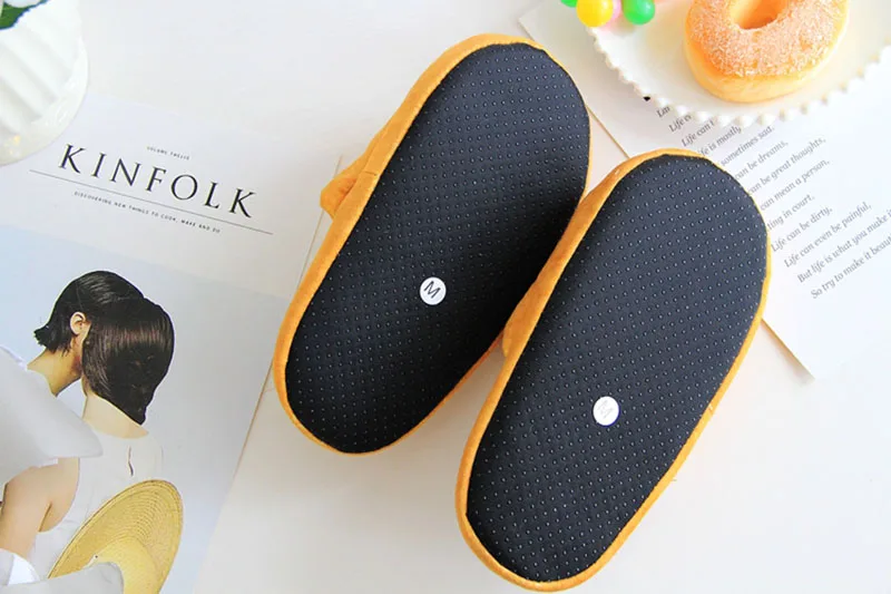 Cute Emulation Soft Slipper Women Fashion Bread Burger Winter Slippers Men Indoor Non-slip Slippers Funny Toast Shoes Size 42