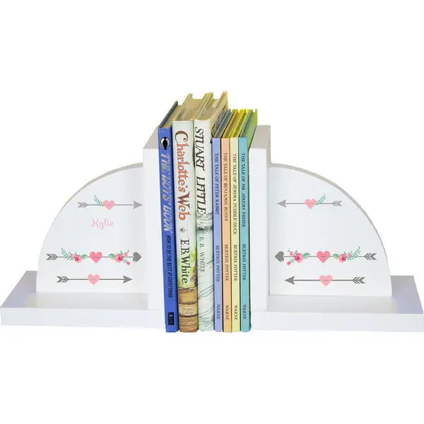

Personalized Girl Tribal Arrows Childrens Bookends