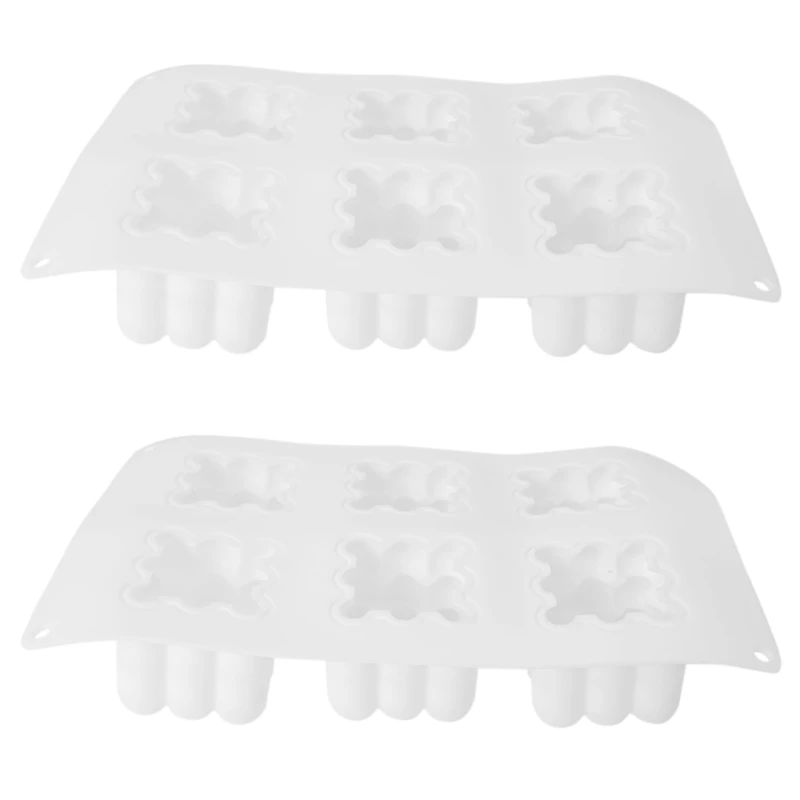 

2x6 пустотелых, 3D форма для кубической свечи, силиконовые формы для рукоделия, изготовление ароматизированных свечей из соевого воска ручной...