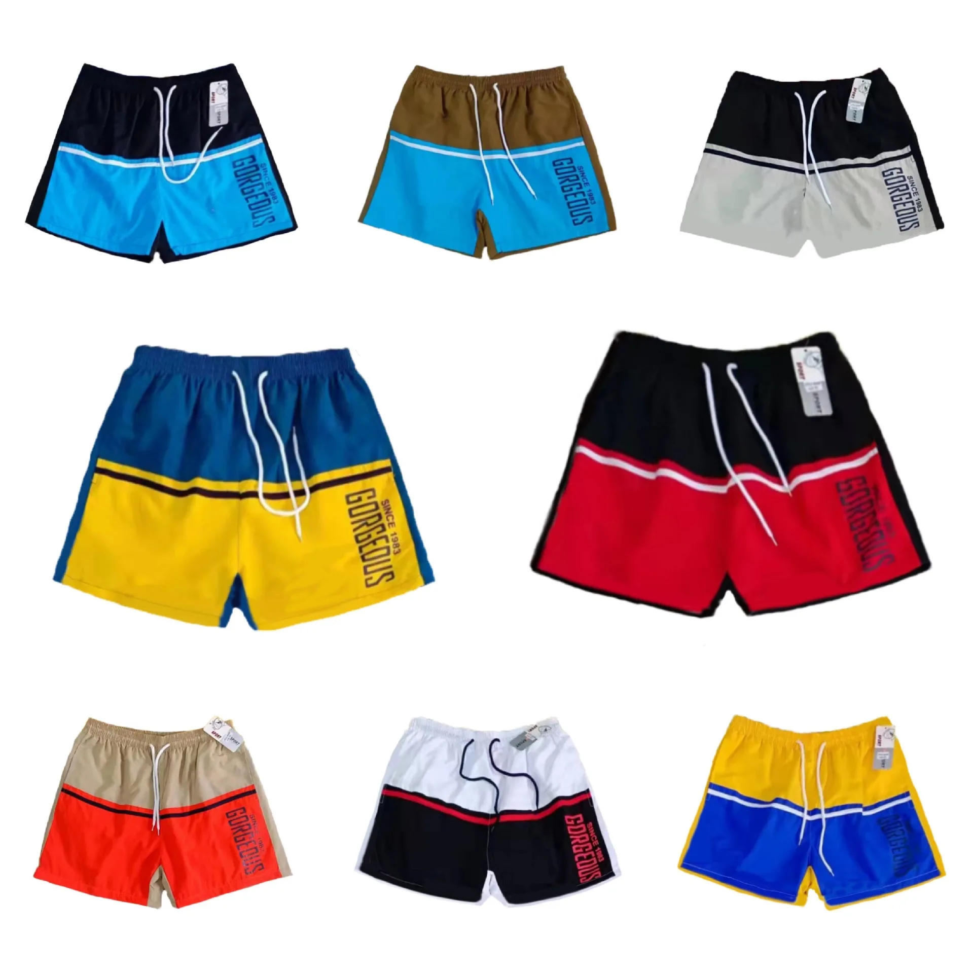 

Мужские летние шорты, новинка 2022, спортивные быстросохнущие модные пляжные брюки для отдыха, модель шорты оверсайз homme