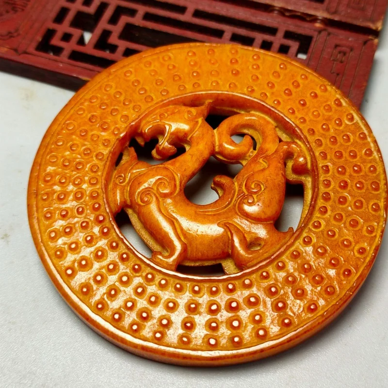 Различные антикварные старые поделки Xiuyan Нефритовый кутин узор благоприятный Дракон нефрит Gaogu нефритовый декоративные подвески