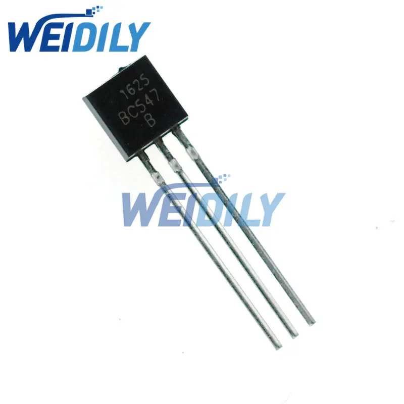 

100 шт. BC547B BC547 100MA 45V 0.1A NPN TO-92 транзисторный Триод