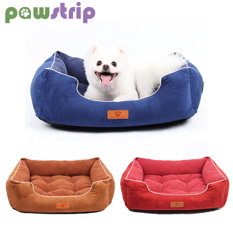 

Square Pet Dog Bed Four Seasons Generic Dogs Sofa kennel for Small Medium Dogs Removable Double Side Dog Cushion Pets Supplies