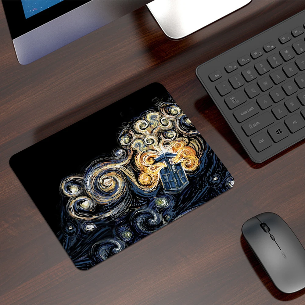 

Doctor Who Wallpaper Beautiful Anime small Mouse Pad HD Mouse Pad Gamer MousePad Desk Mat Soft Natural Rubber Home Mouse Pad
