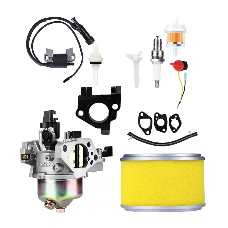 

Carburetor Replacement For GX340 11HP GX 390 GX390 13HP Engine with Air Filter Charging Kits Lawn Mower Car Accessories