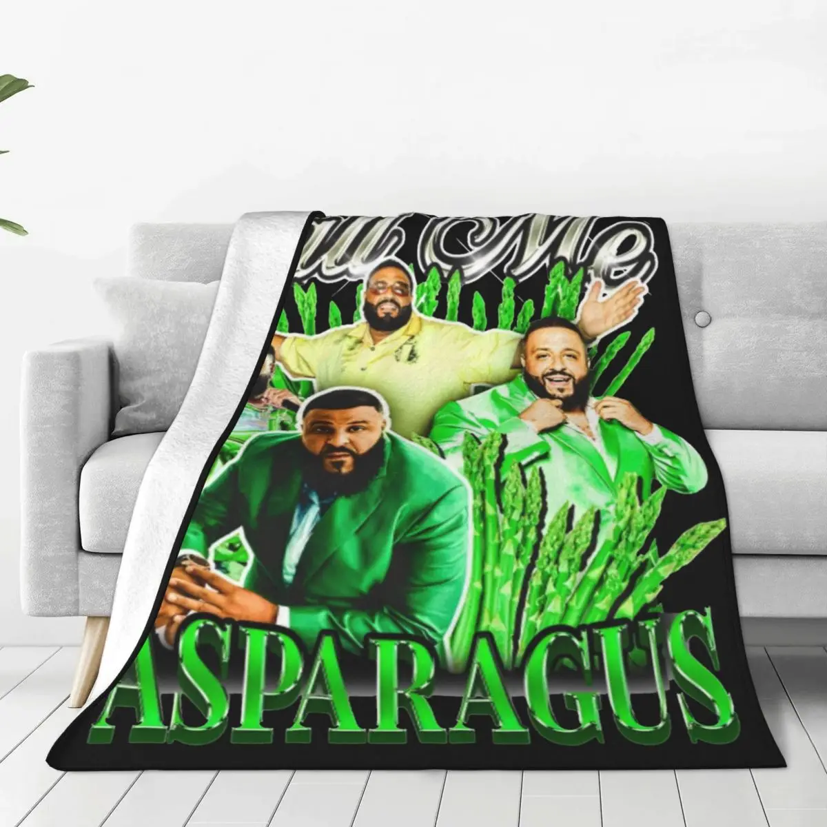 

Фланелевые одеяла с надписью Call Me Asparagus Dj, забавные одеяла для дома, плюшевое тонкое одеяло