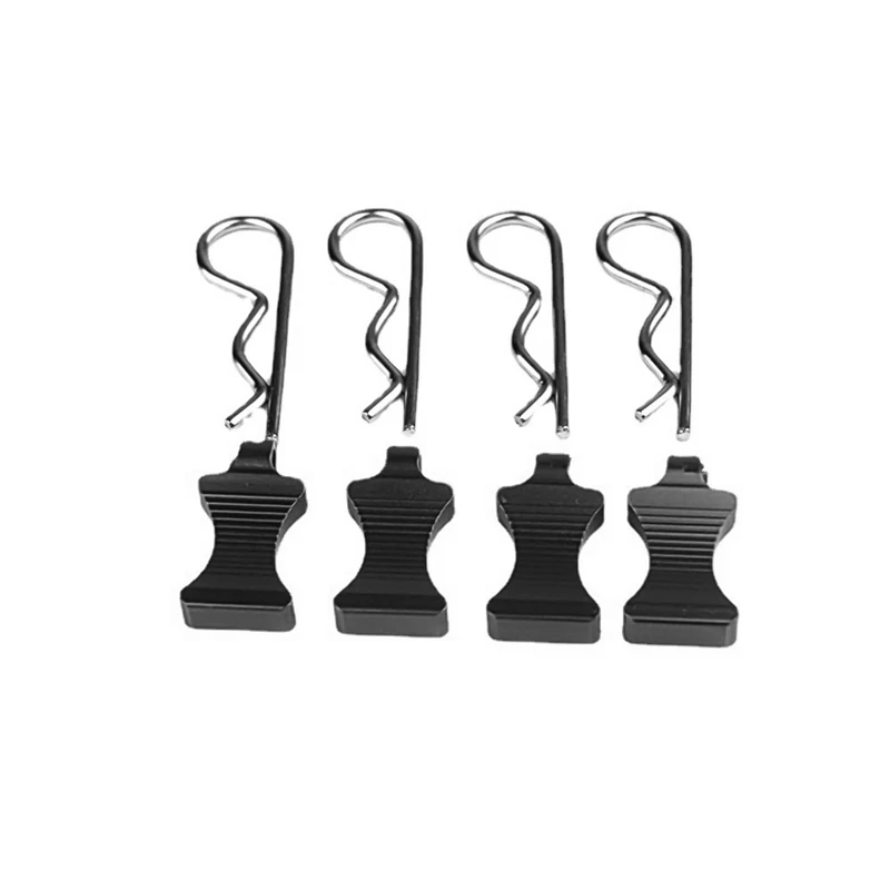 

4Pcs Body Clip Retainer Shell Fixed Buckle Lock For 1/6 RC Crawler Car Axial SCX6 AXI05000 Upgrade Parts Accessories