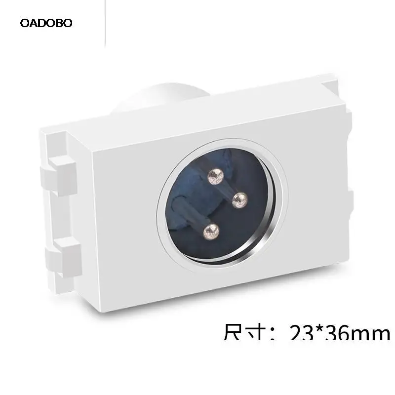 

Type 128 receiver module card nong cannon modules microphone socket 3 core 86 panel ground socket modules