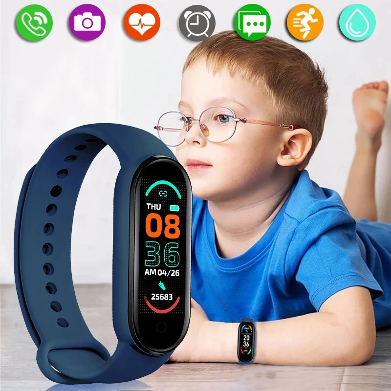

Watch Band Smart Bracelet Watches Men Women Heart Rate Fitness Tracking Waterproof Sports Band For Apple Xiaomi Android Kids