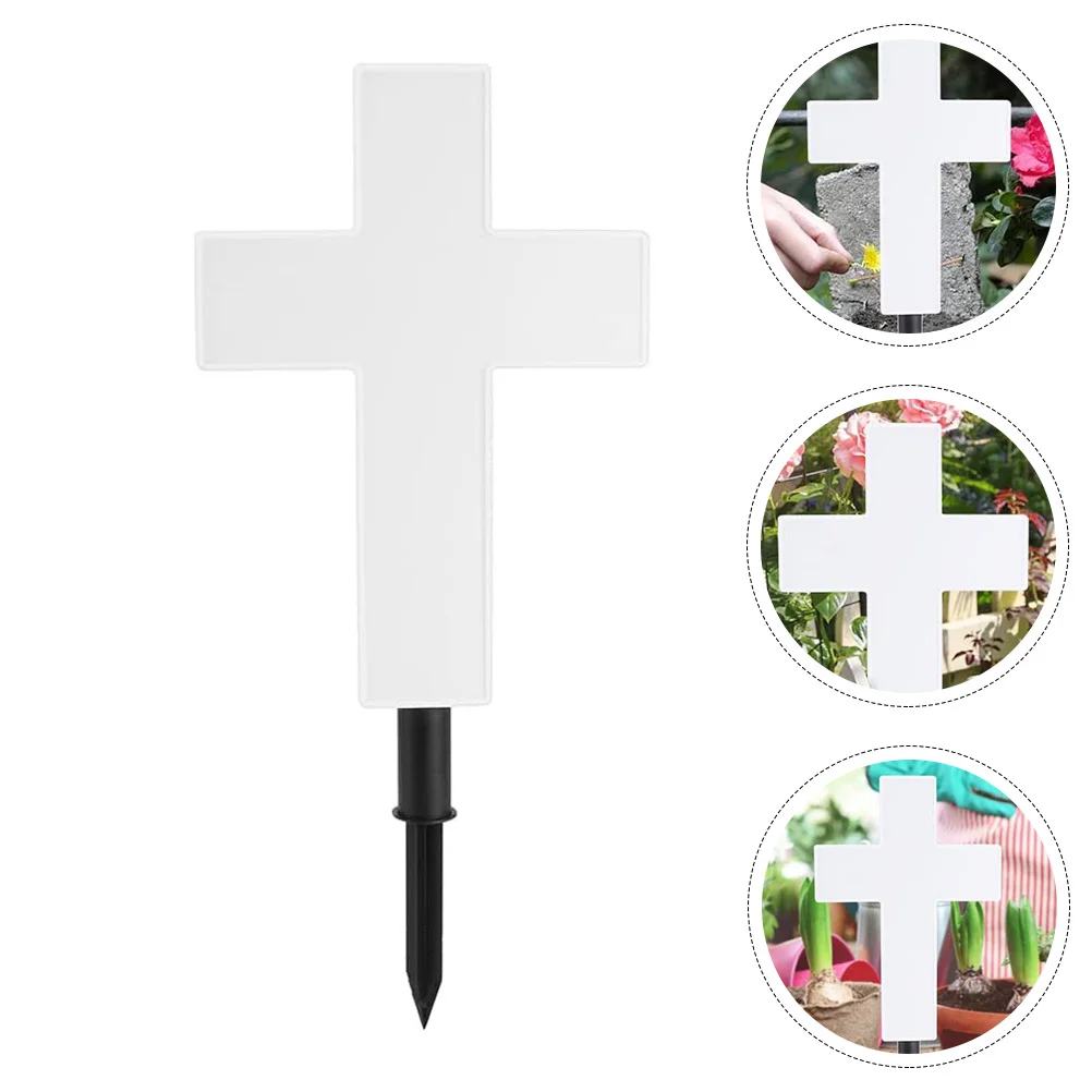 

Solargarden Cross Stakelampgrave Cemetery Decor Memorial Stakes Landscape Led Lawn Christmas Festival Yard Gift Powered Outdoor