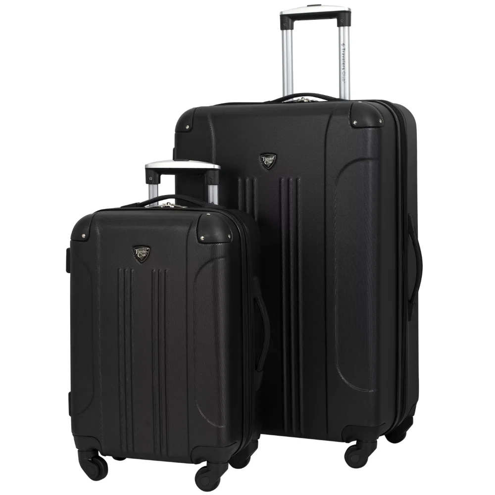 

2 pc. Expandable Hard-Side Spinner Luggage Set - Black