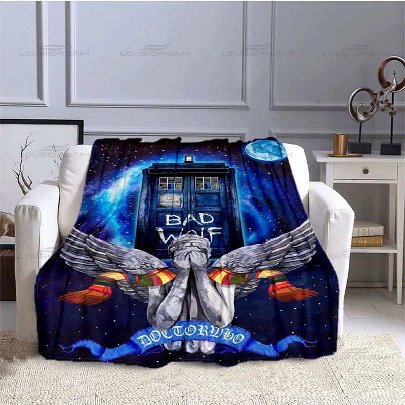 Мультяшное декоративное одеяло Доктор Кто популярное британское ТВ-одеяло