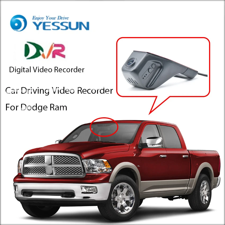 

For Dodge Ram / Car Driving Video Recorder Wifi DVR Mini Camera / Novatek 96658 FHD 1080P Dash Cam Night Vision