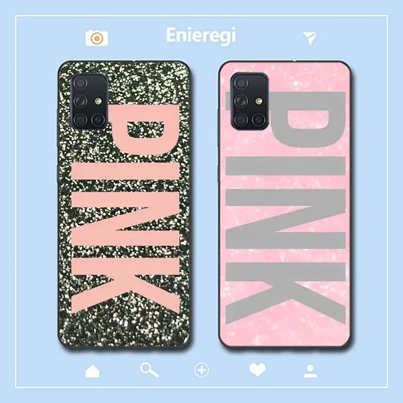 

Flower Pink Love Phone Case for Samsung A51 01 50 71 21S 70 31 40 30 10 20 S E 11 91 A7 A8 2018