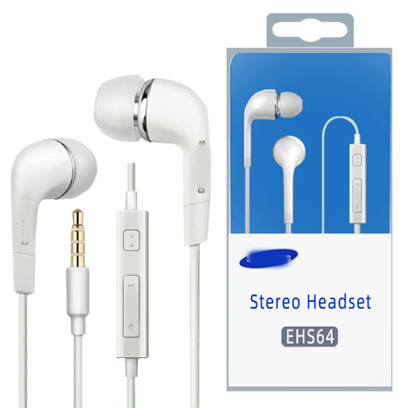 

Наушники EHS64 со встроенным микрофоном, проводные наушники-вкладыши 3,5 мм для смартфонов Samsung Huawei Xiaomi Realme Vivo OPPO Snoy