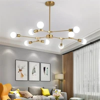 modern living dining room led e27 ceiling chandelier lights nordic home simple creative tree branch pendant lamps bedroom decor