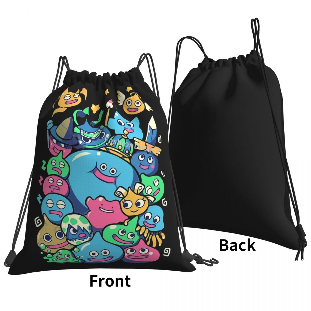 Слайм вечерние Дракон Квест игра кавайные Сумки на шнурке для путешествий