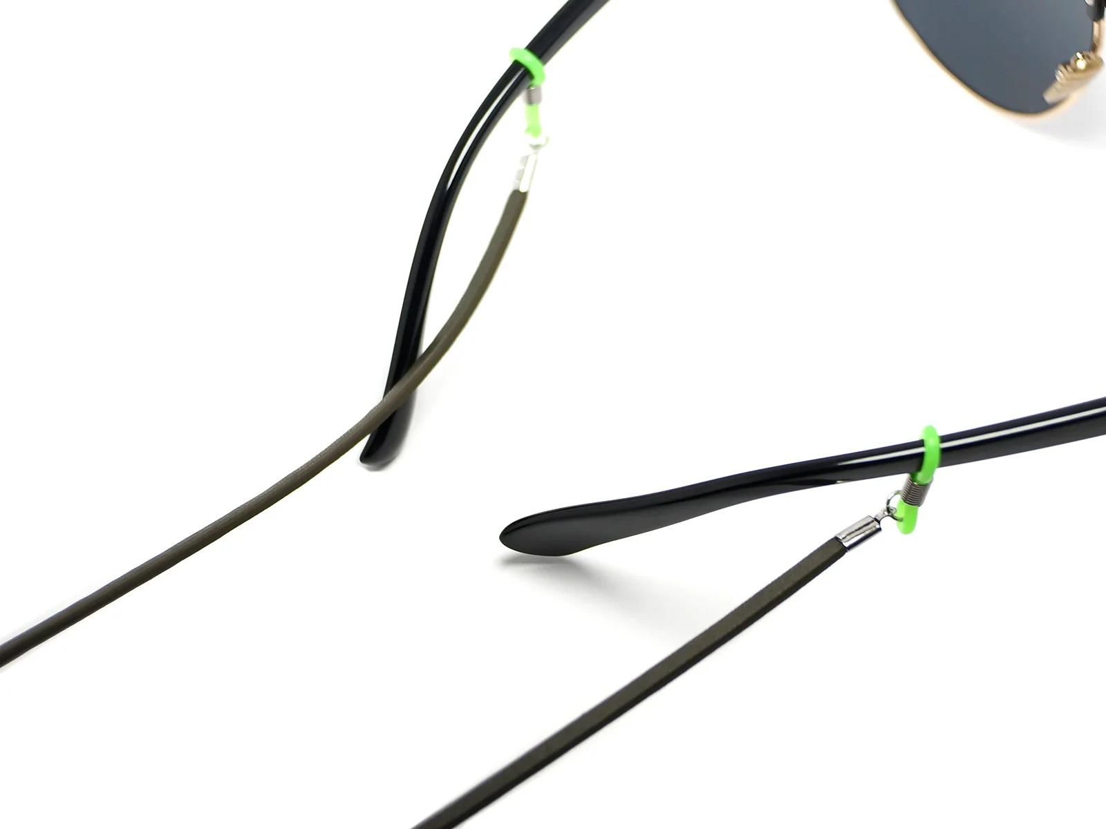 Темно-зеленая мягкая кожаная веревка для очков веревка-цепочка солнцезащитных