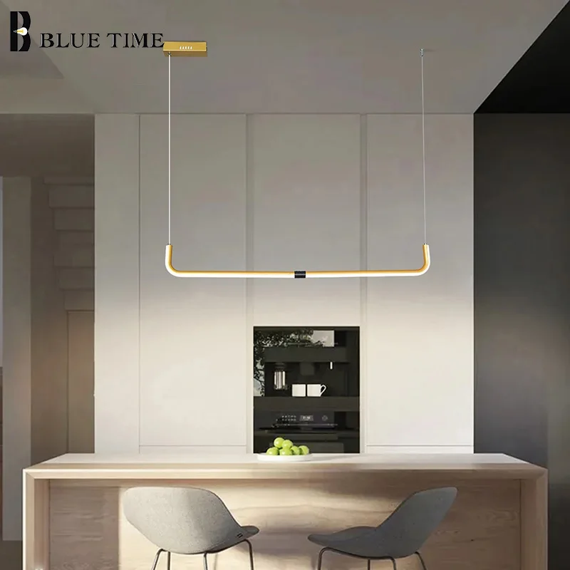 Светодиодная Подвесная лампа для дома современный комнатный светильник