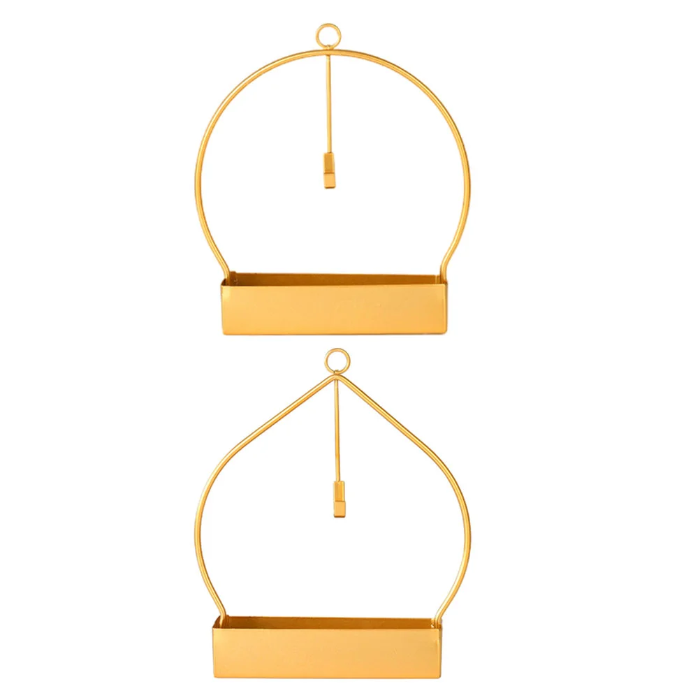 

2pcs Chic Wrought Iron Racks Portable Mosquito-repellent Incense Holders