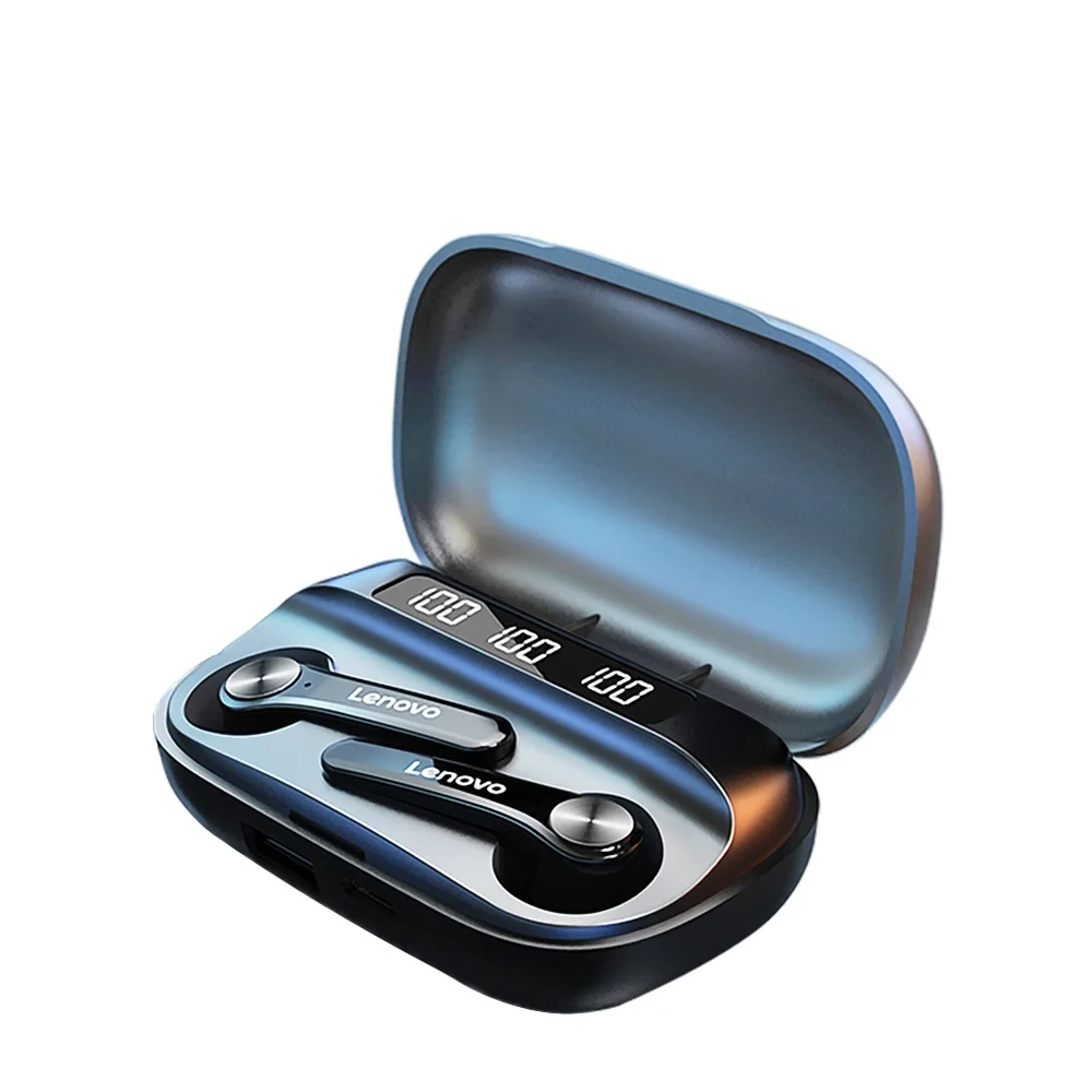 

New Lenovo Wireless Earphone QT81 Bluetooth 5.0 Waterproof Headphones Touch Button Hifi Stereo Earbuds 40mAh Battery With Mic