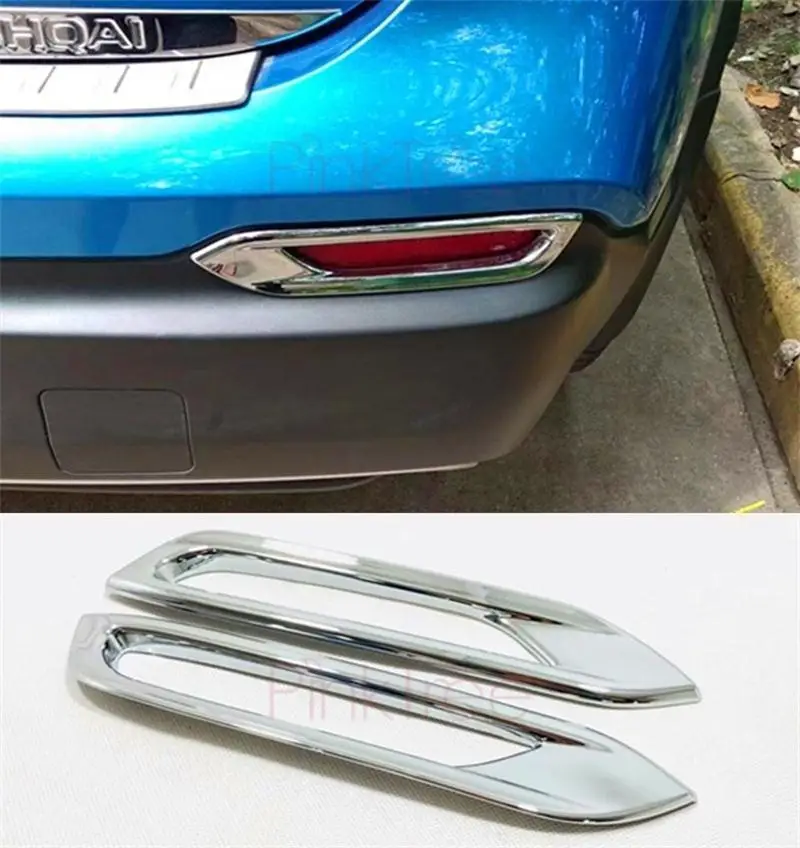 

Хромированный задний отражатель из АБС-пластика, противотумансветильник фара, наклейка на крышку, украшение для Nissan Qashqai J11 2017 2018 2019, автомобильные аксессуары