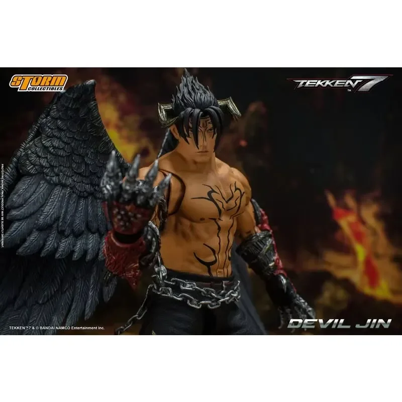 Фото Коллекционная фигурка Storm Toys BNTK05 DEVIL JIN Tekken 7 в масштабе 1/12, модель для декора №4