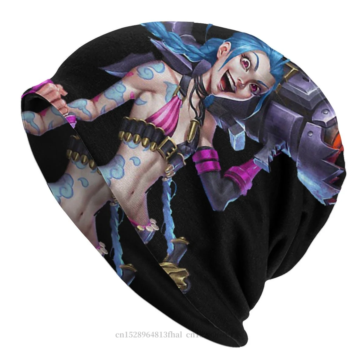 Тренировочная шапочка Jinx мужские шапочки шапка Arcane League of Legends для мужчин и женщин