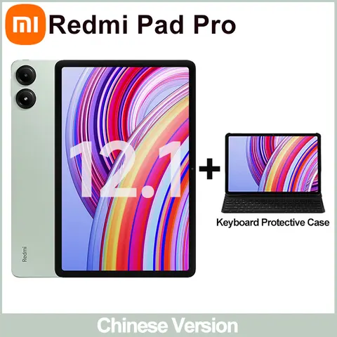 Планшет Redmi Pad Pro 2 Gen, Snapdragon 7s, 12,1 дюйма, 120 Гц, 2,5 K, HD экран, 4 динамика, 10000 мА · ч, новая система Xiaomi HyperOS, планшетный ПК