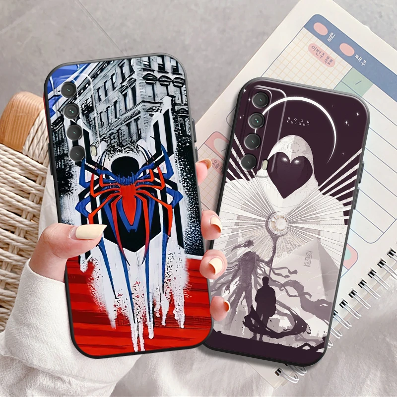 

Marvel Logo Moon Knight Phone Case For Huawei Honor 10 V10 10i 10 Lite 20 V20 20i 20 Lite 30S 30 Lite Pro Black Carcasa Funda