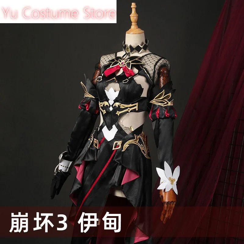 Ю костюм аниме! Honkai Impact 3rd Eden игровой элегантное платье униформа косплей Хэллоуин
