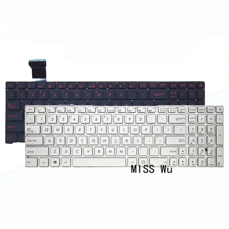 Новая клавиатура для ноутбука с подсветкой Asus zx50v fx-plus g551jx g551vw n552v ZX 50xj zx50jx gl552j gl552v