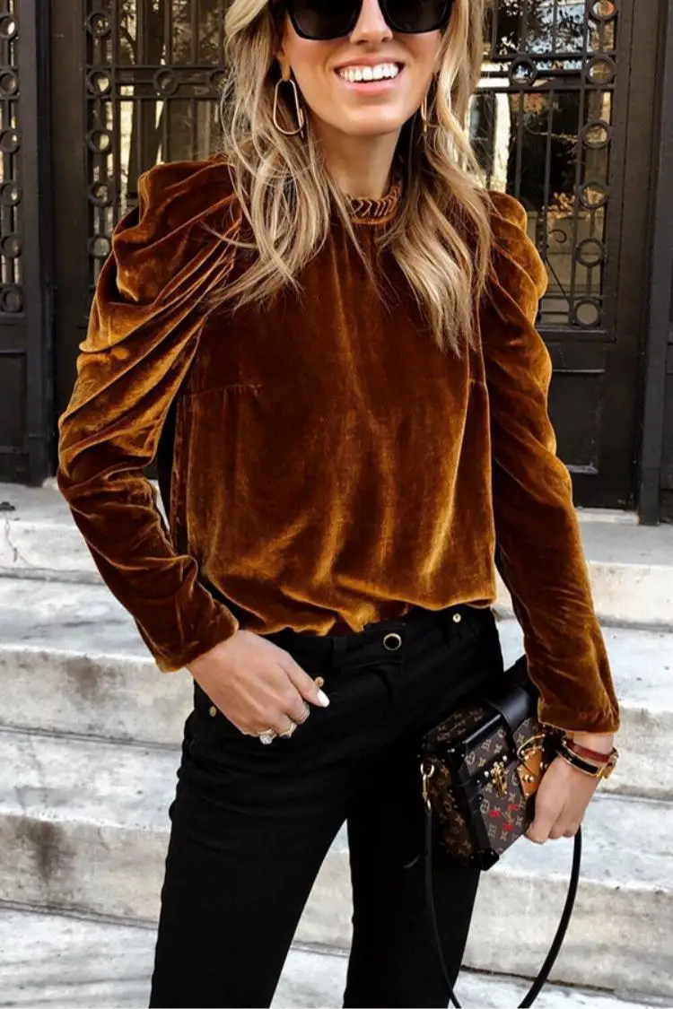

Women Sweatshirts Y2k Woman Clothing Winter Hooded Shirt Thicken Solid Velvet Bubble Long Sleeve Pullovers Female Sweater Blouse