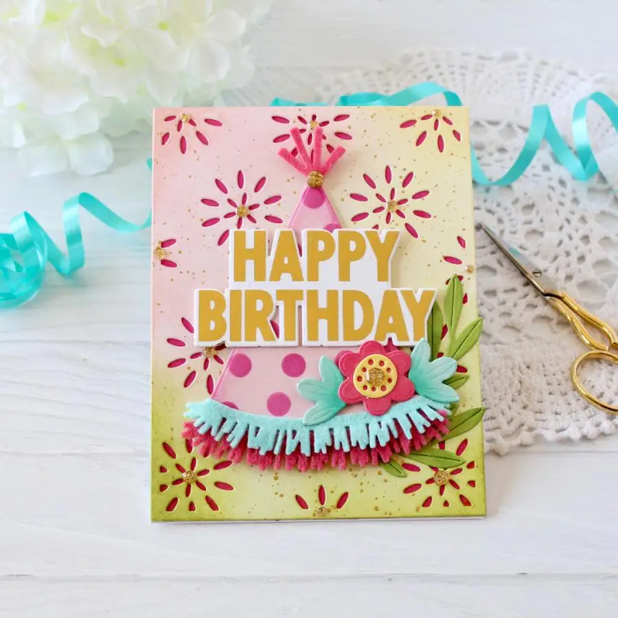 Пресс-формы для скрапбукинга геометрические цветы