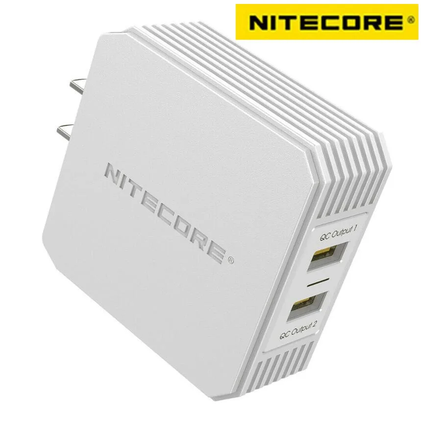 Оригинальный Nitecore UA42Q USB адаптер питания 36 Вт Быстрая зарядка 2 0 и 3 доступно порта