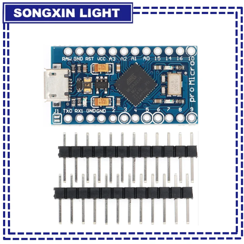 MICRO/TYPE-C USB ATMEGA32U4 модуль 5 в 16 МГц плата для Arduino ATMEGA32U4-AU/MU контроллера Pro Micro заменить