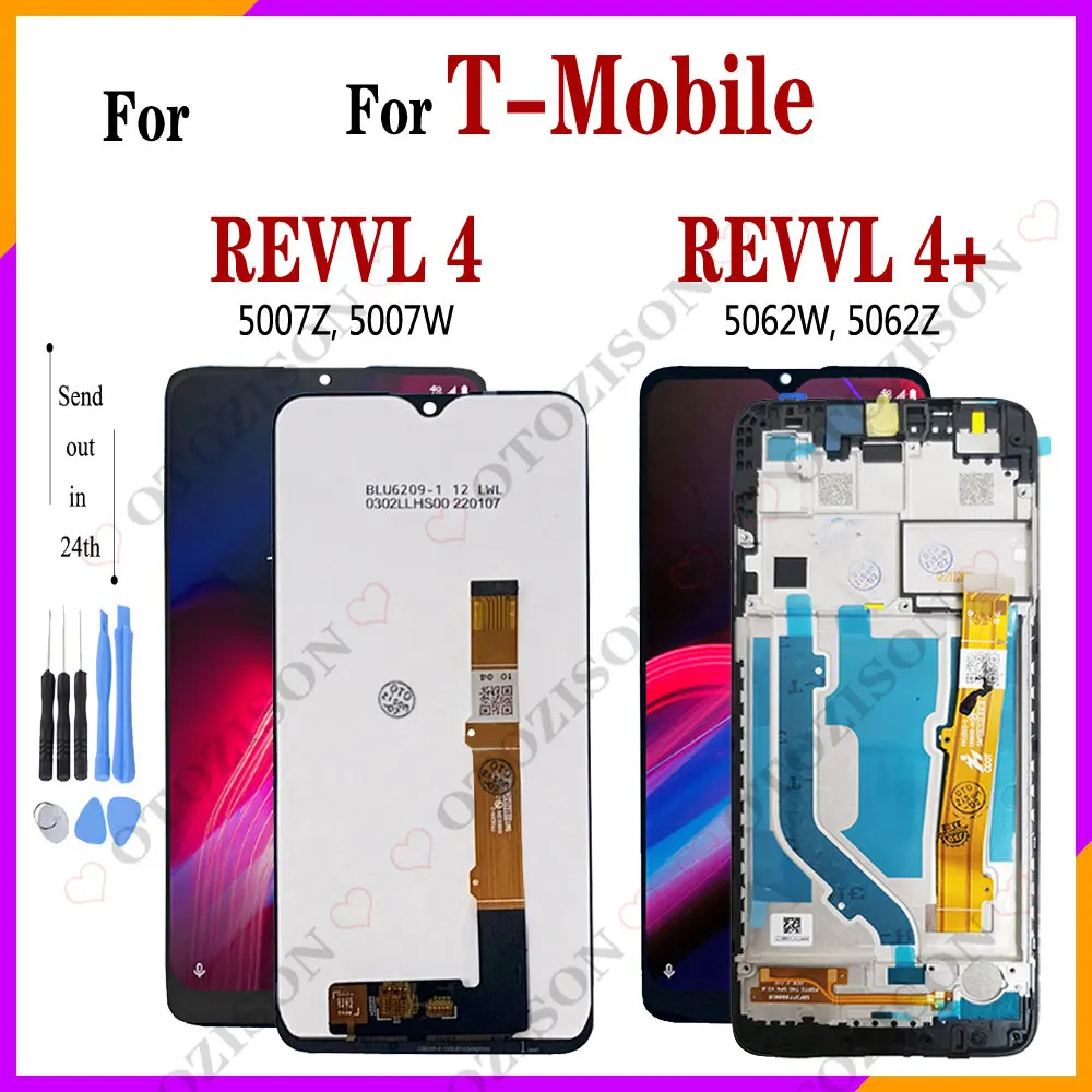 Для T-Mobile REVVL 4 дисплей REVVL 4 + ЖК-дисплей с рамкой Сенсорная панель экран дигитайзер сборка 5007Z 5007 Вт 5062 Вт 5062Z Замена