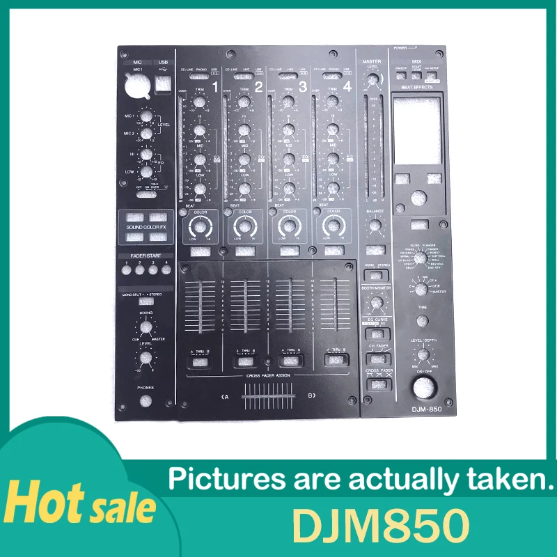 

DJM850 DJM-850 черная панель Dj диск 850 железная пластина полный набор фейдер Большая пластина