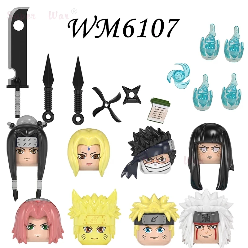 

Single New Cartoon Action Figures accessories Building Block children WM2101 WM6107