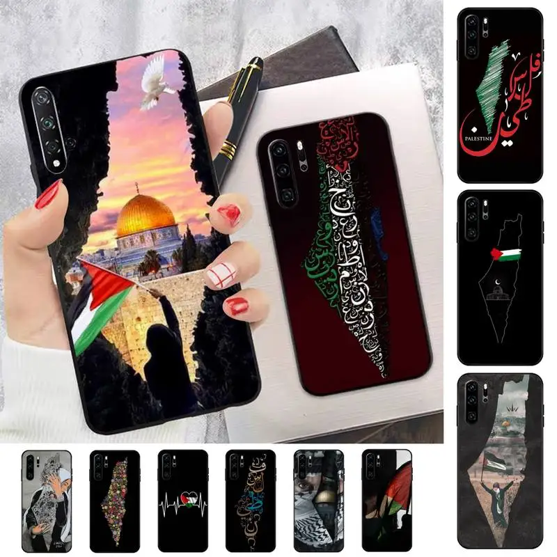 

Palestine Flag Phone Case for Huawei P30 40 20 10 8 9 lite pro plus Psmart2019