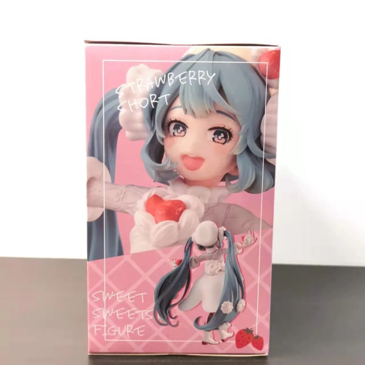 Оригинальная фигурка FuRyu sweetsweet Series, фигурка Piapro Hatsune Miku, клубничный кондитерский аниме, фигурка, модель, экшн-игрушки, подарки (art.: 3920bcc364fa8) - 3920bcc364fa8
