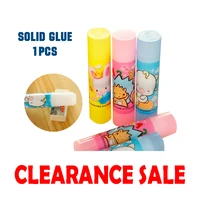 1p solid glue 10g trumpet glue stick environmental protection non toxic cartoon student creative office stationery