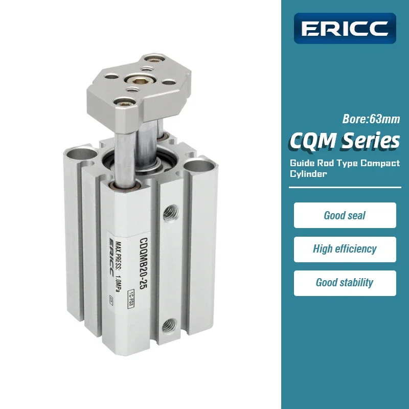 Серия CQMB63 CDQMB63 Компактный цилиндр с направляющей стержня CQMB63-50 CDQMB63-75 Воздушный